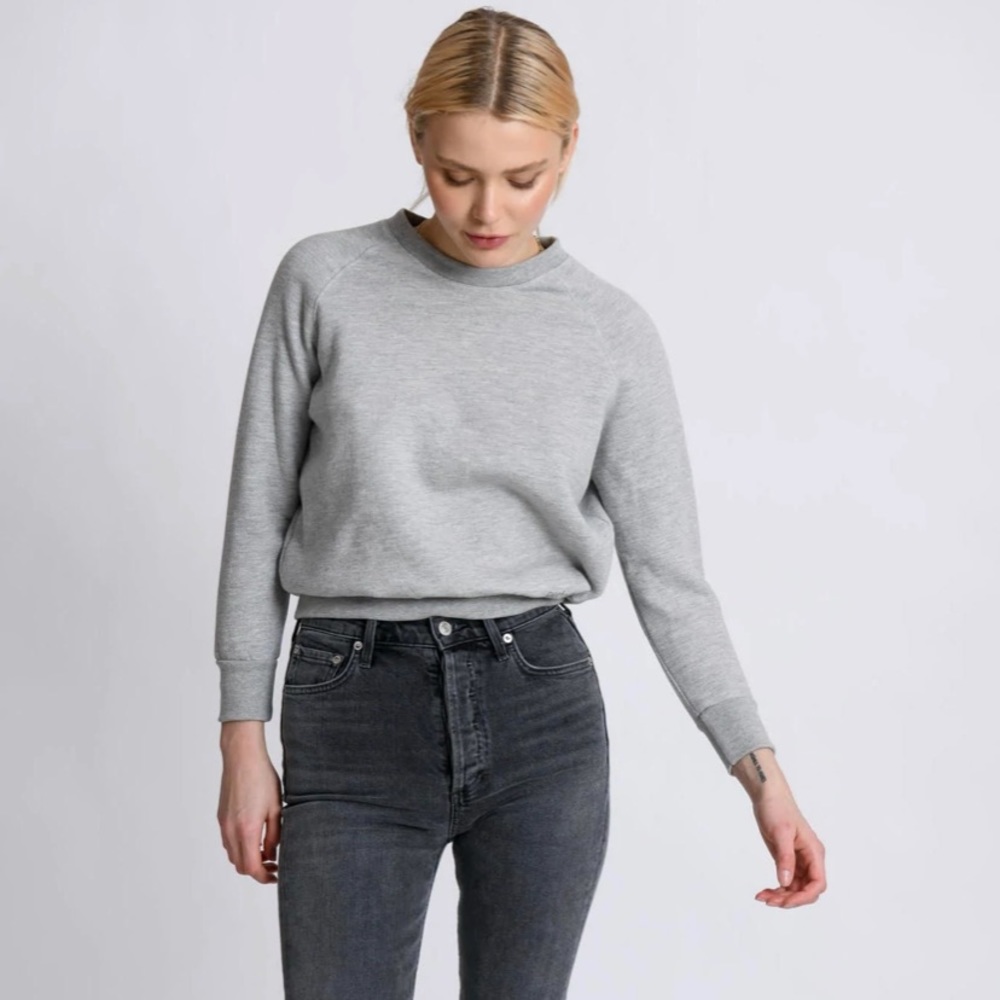 Perfect White Tee Grey Lennon Sweatshirt XS